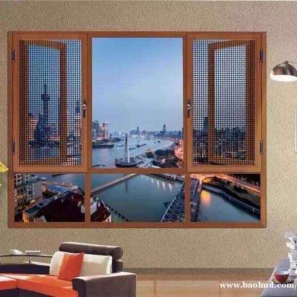 金鋼網(wǎng)一體窗的特點